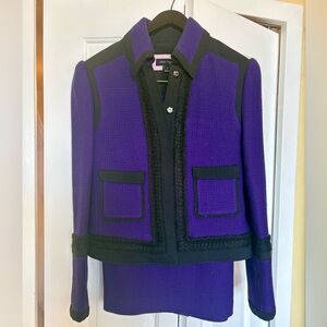 Pink Tartan Wool Suit